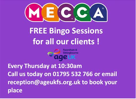 Mecca bingo prices  At Mecca Stevenage prices range from £2 up to £21 for some main event sessions