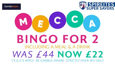 Mecca bingo vouchers  This offer is also subject to Mecca Bingo General Terms and Conditions which can be found in your local Mecca