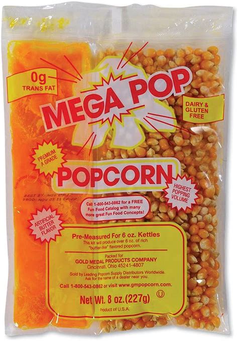 Mega pop popcorn 4oz  508068