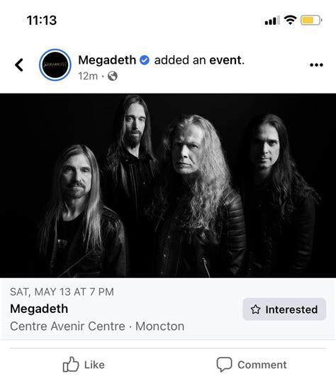 Megadeth moncton fm! Sat • 7:00pm