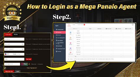 Megapanalo login register  Create a username and password