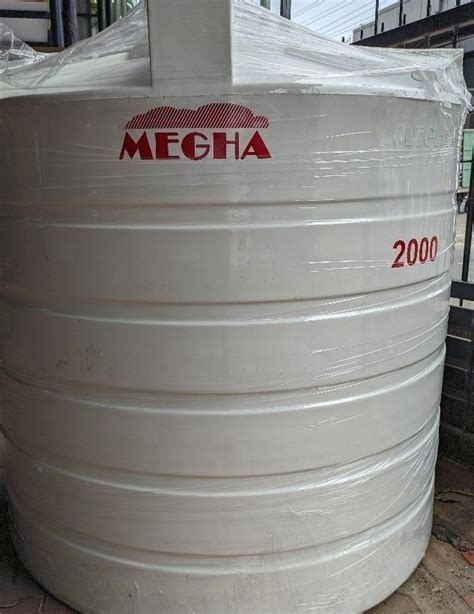 Megha water tank 2000 ltr price 3% carbon black into polyethylene by melt compounding process and use of a suitable carbon black masterbatch