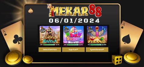 Mekar88 slot  Hanya di 888SLOT, sebagai member anda bisa mendapatkan keuntungan lebih dengan adanya aneka program promo dan bonus kami