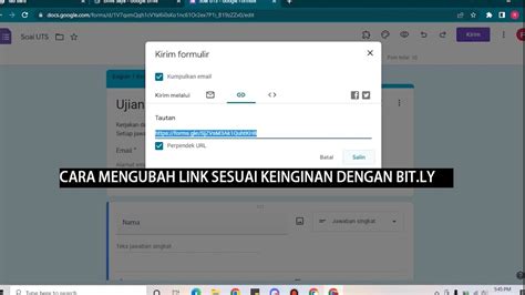 Membuat link google form sesuai keinginan  Google Forms menawarkan cara cepat dan mudah untuk membuat dan menyebarkan formulir langganan, dengan editor formulir online yang lancar