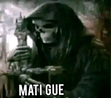 Meme tengkorak mati gue 