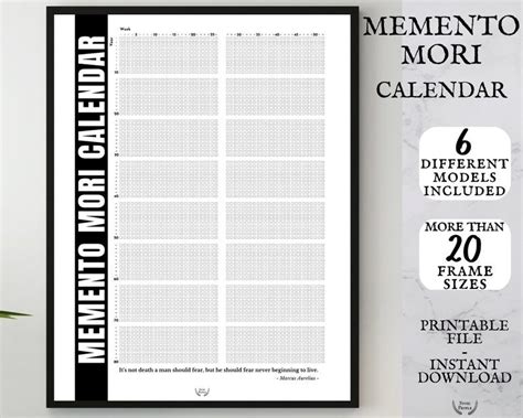 Memento mori calendar pdf  ابعاد21×29