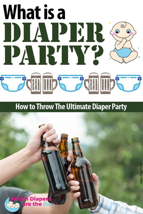 Mens diaper party ideas  Toast your new-dad pal—post-baby