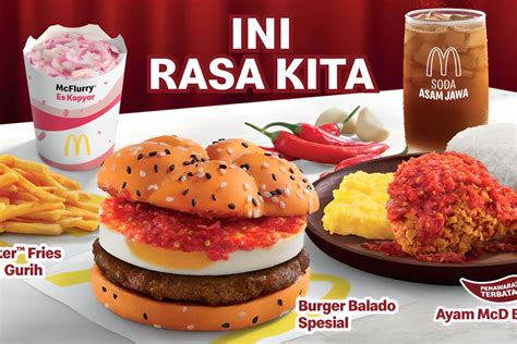 Menu mcd indonesia  Ketahui menu dan harga menu sarapan di Mcd dibawah ini: Nasi Uduk McD : Rp20