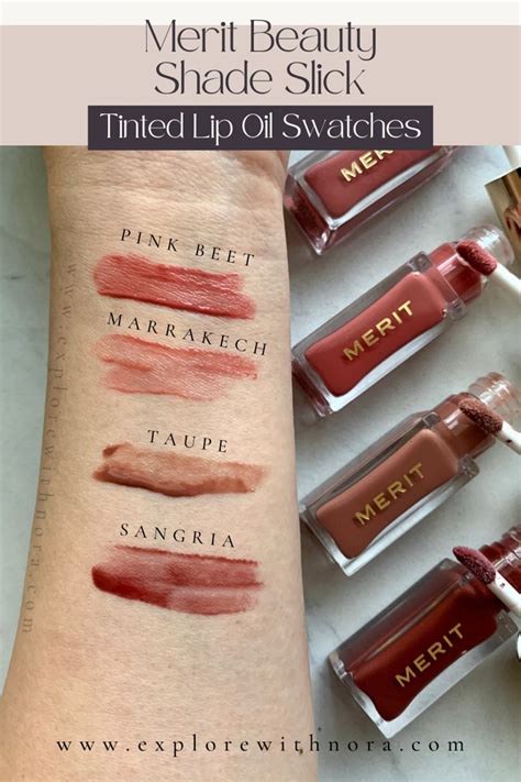 Merit shade slick tinted lip oil reviews  Shade Slick Tinted Lip Oil