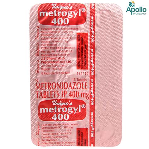 Metrogyl tablets 400mg是什么药  Qualitative and quantitative composition