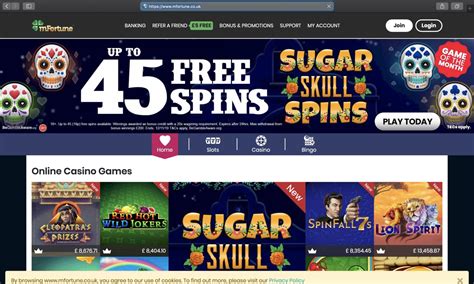 Mfortune  The website offers a total of 50+ casino games, with over 40+ jackpots