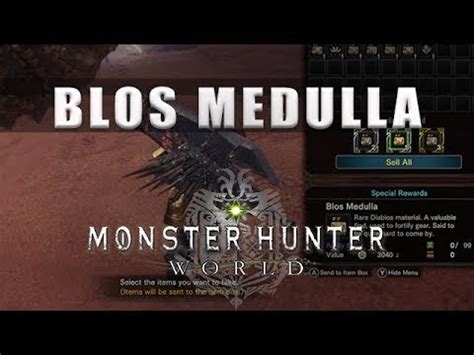 Mhw blos medulla Location: Shamos Scale & Shamos Scale+ is dropped from the following small monster: Normal “Shamos Scale” drops only on Low-Rank Difficulty (1-5 Stars) “Shamos Scale+” drops only on High-Rank Difficulty (6 Stars+) You can defeat these monsters as often as you wish to farm Shamos Scale, they respawn when fast traveling