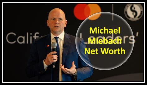 Michael miebach net worth  The estimated Net Worth of Michael Miebach is at least $31