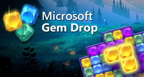 Microsoft gem drop 遊び方  Match colorful gems to level up with classic gameplay challenges