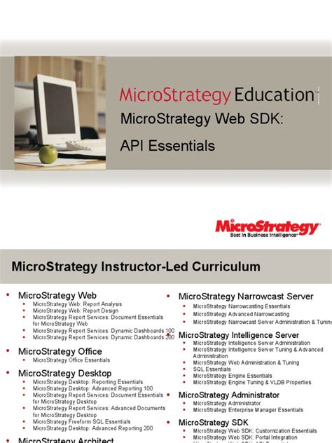 Microstrategy web sdk download The MicroStrategy SDK allows you to customize the standard MicroStrategy Web interface, and extend and integrate the MicroStrategy business intelligence functionality into other applications