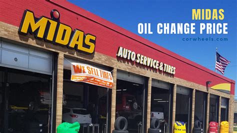 Midas 19.99 oil change  No cash value