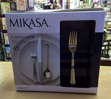 Mikasa classico satin flatware  View cart for details