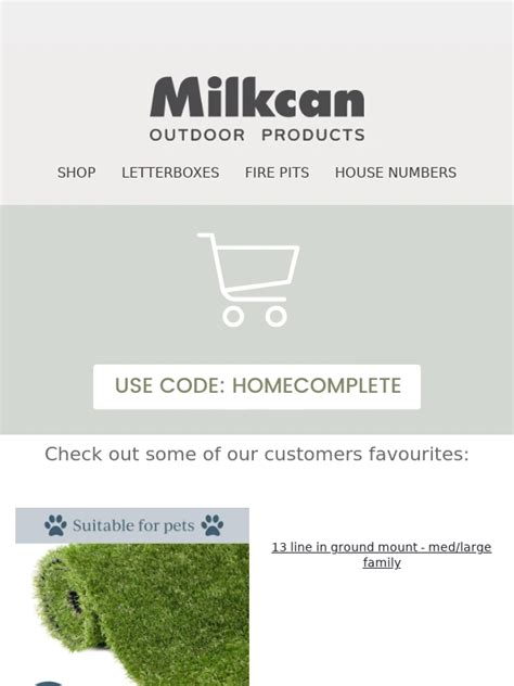 Milkcan promo code 50%