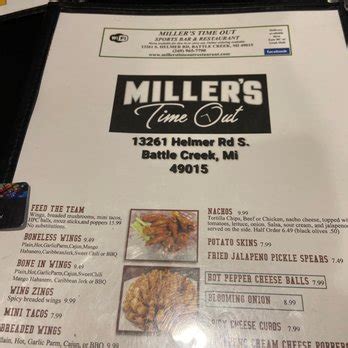 Miller's time out battle creek Battle Creek is known as the Cereal Capital of the World, as cereal was invented there