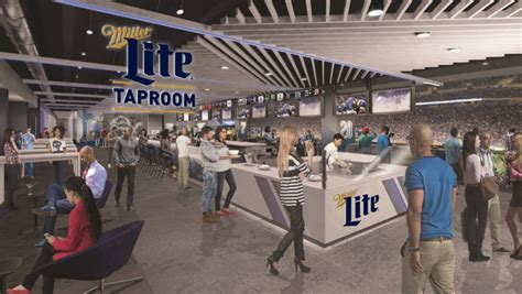 Miller lite tap room ford field  The Cooler 