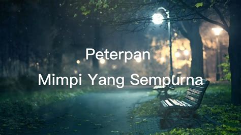 Mimpi yang sempurna lirik 