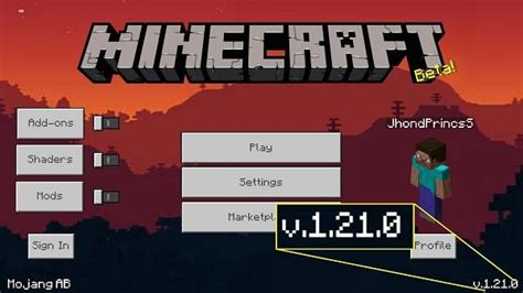 Minecraft 1.21 apk download mediafıre apk; 2
