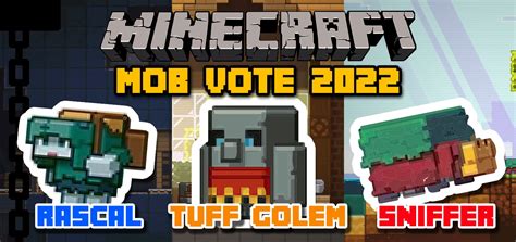 Minecraft 1.21 mob vote The Mob Vote kicks off voting exactly 48 hours ahead of the main event, and voting will close 15 minutes after Minecraft Live 2023 begins