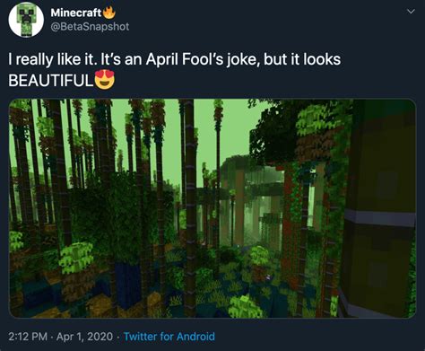 Minecraft 2021 april fools  Fourteen events have been held in total; 1 seasonal event, 4 April Fools events, and 10 holiday events