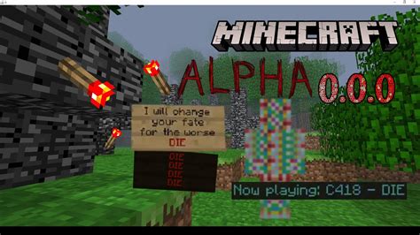 Minecraft alpha 0.0.0 0