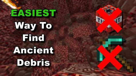 Minecraft ancient debris finder  It is used solely for crafting netherite ingots