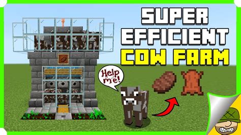 Minecraft automatic cow farm  Poor cows
