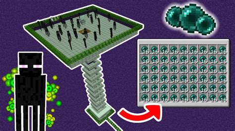 Minecraft bedrock enderman farm  0