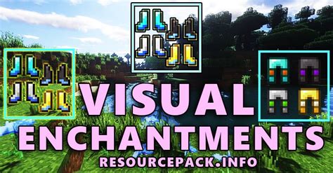 Minecraft bedrock visual enchantments Resource Packs Selector