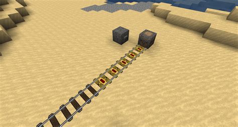 Minecraft best rail spacing 5 feet