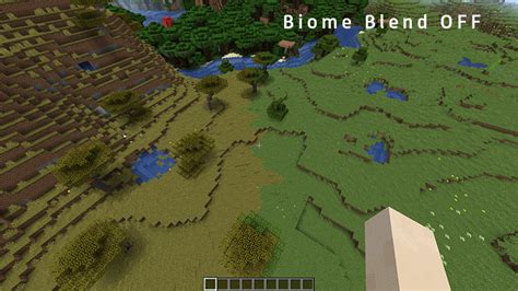 Minecraft biome blend setting  r/Minecraft
