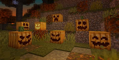 Minecraft carved pumpkin texture pack  95%