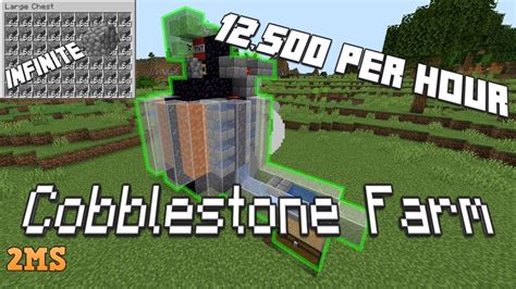 Minecraft cobblestone farm schematic  Check Details