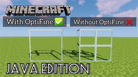 Minecraft connected glass without optifine  Also look for borderless glass pains