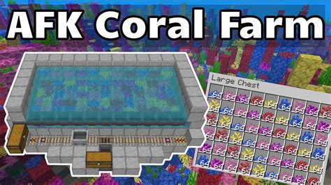 Minecraft coral farm A touch of color and brightness to the deep sea