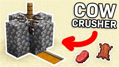 Minecraft cow crusher not working Twitch: a basic cow crusher in Minecraft 1
