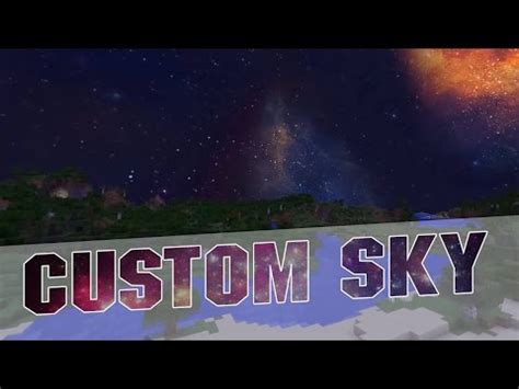 Minecraft custom skies 2, 1