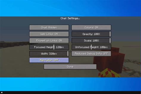 Minecraft disable narrator hotkey  Check Details