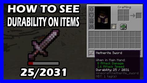 Minecraft durability shortcut  How to make items how to locate your item id and durability in minecraft