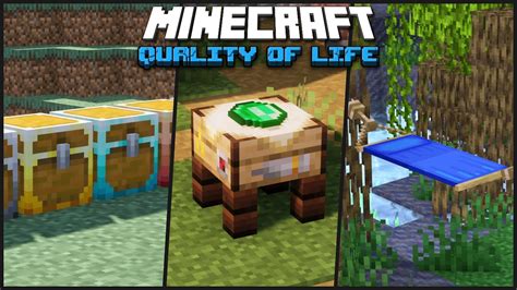 Minecraft fabric quality of life mods  - improved features that already are in minecraft