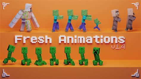 Minecraft fresh animations  It helps to make the MOB moves
