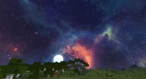 Minecraft galaxy sky resource pack  4