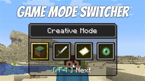 Minecraft hotkey to change gamemode /gamemode 0 @p To switch them to creative, and /gamemode 1 @p to switch them to survival