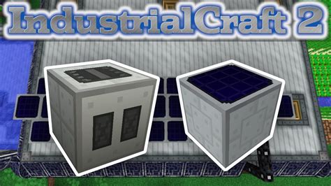 Minecraft industrial craft 2 solar panel 10 / 1