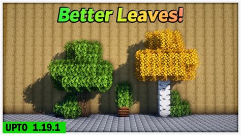 Minecraft leaves resource pack 3, 1