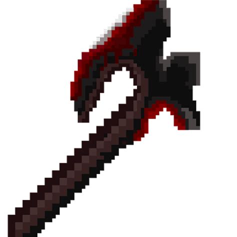 Minecraft netherite axe png  640*503